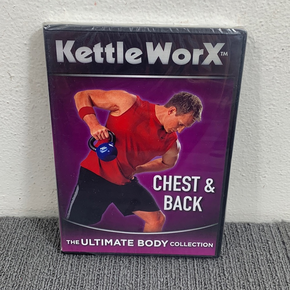Kettle Worx: Chest & Back (DVD, 2008) The Ultimate Body Collection New Sealed